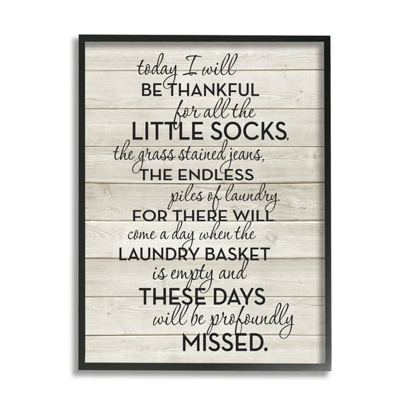 Stupell Industries Rustic Parenting Phrase Inspirational Painting Black Framed Art Print Wall Art, 11 x 14