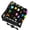 Black, variant on Tabletop Spool for Hobby Rooms, Rotating Thread Holder Rack with Clear-View Access, Neat Sewing Supply Storage