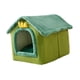 thumbnail image 2 of Cama para gatos cálida y acogedora para dormir en invierno, portátil, lavable, para gatos de interior S, 2 of 9