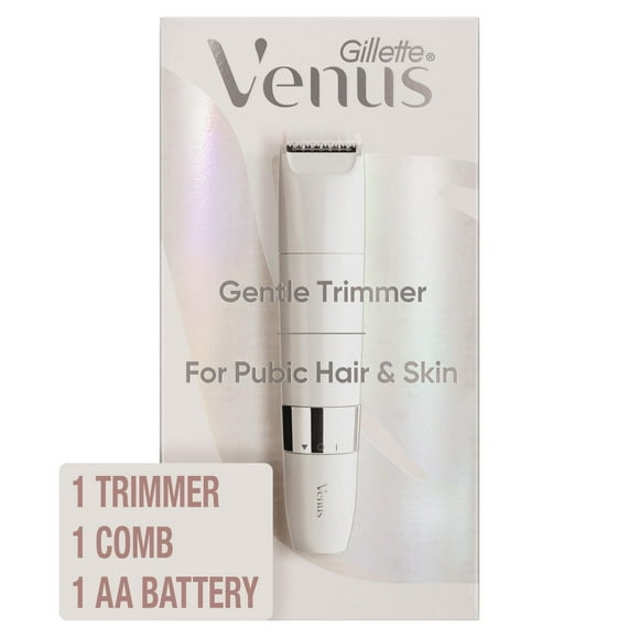Gillette Venus for Pubic Hair & Skin Gentle Trimmer, 1CT