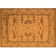thumbnail image 1 of Ahgly Company Indoor Rectangle Oriental Orange Industrial Area Rugs, 8' x 12', 1 of 4