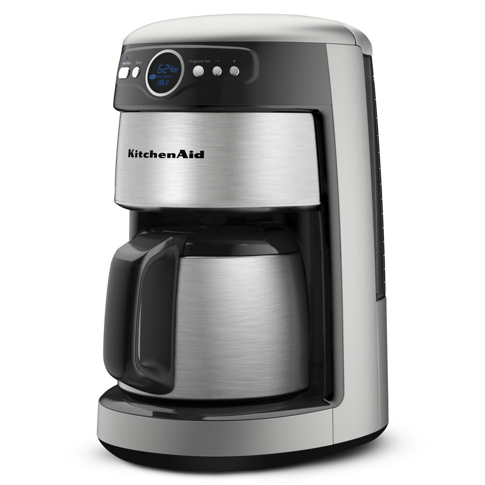KitchenAid 12Cup Thermal Carafe Coffee Maker, Countour Silver