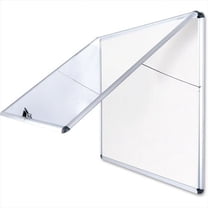 Mastervision Enclosed Bulletin Board,38" W,47" H VT380109150