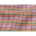 thumbnail image 3 of oneOone Viscose Jersey Fabric Madras Check Print Fabric BTY 60 Inch Wide, 3 of 4