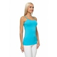 thumbnail image 3 of Women's Top Camisole Scoopneck with Straps, M, Dark Turquoise, by Ambesonne, 3 of 4