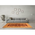 thumbnail image 3 of Ahgly Company Indoor Rectangle Oriental Orange Industrial Area Rugs, 8' x 12', 3 of 4
