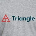 thumbnail image 3 of CafePress - Triangle Horizontal T Shirt - Fitted T-Shirt, Vintage Fit Soft Cotton Tee, 3 of 4