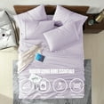 thumbnail image 2 of Swift Home 6-Piece Soft Lightweight Lavender Microfiber Sheet Set with Extra Pillowcases, Full, 2 of 5