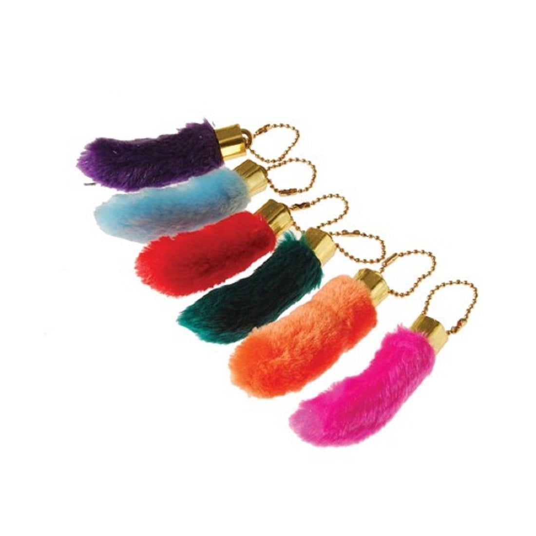 how to make rabbit foot keychain