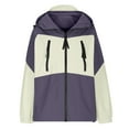thumbnail image 3 of Veste Décontractée à Manches Longues pour Femmes avec Design à Empiècements et Fonction Interchangeable, Coupe-Vent et Imperméable, Idéale pour les Sports Extérieurs, les Trajets Quotidiens, la Randonnée et le Camping, 3 of 5