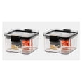 thumbnail image 3 of Kearding Caja de almacenamiento de alimentos secos de 1800ml, contenedores de alimentos, transparente, apilable, para cocina, fideos finos, 460ml 2piezas, 3 of 6