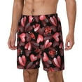 thumbnail image 1 of Fotbe Ladybugs and Red Hearts Traje de Baño para Hombre – Shorts de Natación de Secado Rápido con Forro y Bolsillos-XX-Large, 1 of 6