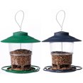 thumbnail image 1 of Outdoor Hanging Birds Feeder Rotating Cover Design High Capacity Birds Food Storage Tool for Garden Courtyard New, 1 of 7