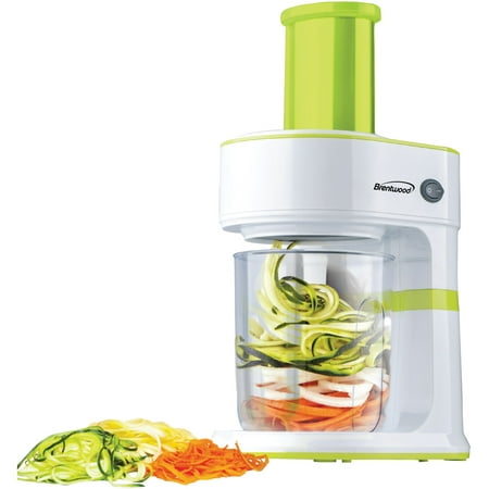 Brentwood Appliances FP-560G 5-cup Electric Vegetable Spiralizer & (Best Electric Vegetable Spiralizer)