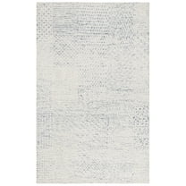 SAFAVIEH Ebony Thurstan Geometric Area Rug, Ivory/Blue, 8' x 10'