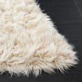 thumbnail image 3 of SAFAVIEH Faux Sheep Skin Jadyn Animal Area Rug, Beige, 5' x 7', 3 of 10