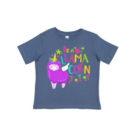 

Inktastic Be a Llamacorn- Cute Llama Gift Toddler Boy or Toddler Girl T-Shirt