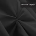 thumbnail image 5 of Nestl 14" Tailored Pinch Pleated Bed Skirt - Hotel Luxury Double Brushed Microfiber Pintuck Decorative Dust Ruffle, California King, Black, 5 of 9