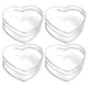 thumbnail image 1 of 4Pcs Heart Candies Boxes Transparent Treat Boxes Candy Packing Boxes Wedding Party Candy Boxes, 1 of 2