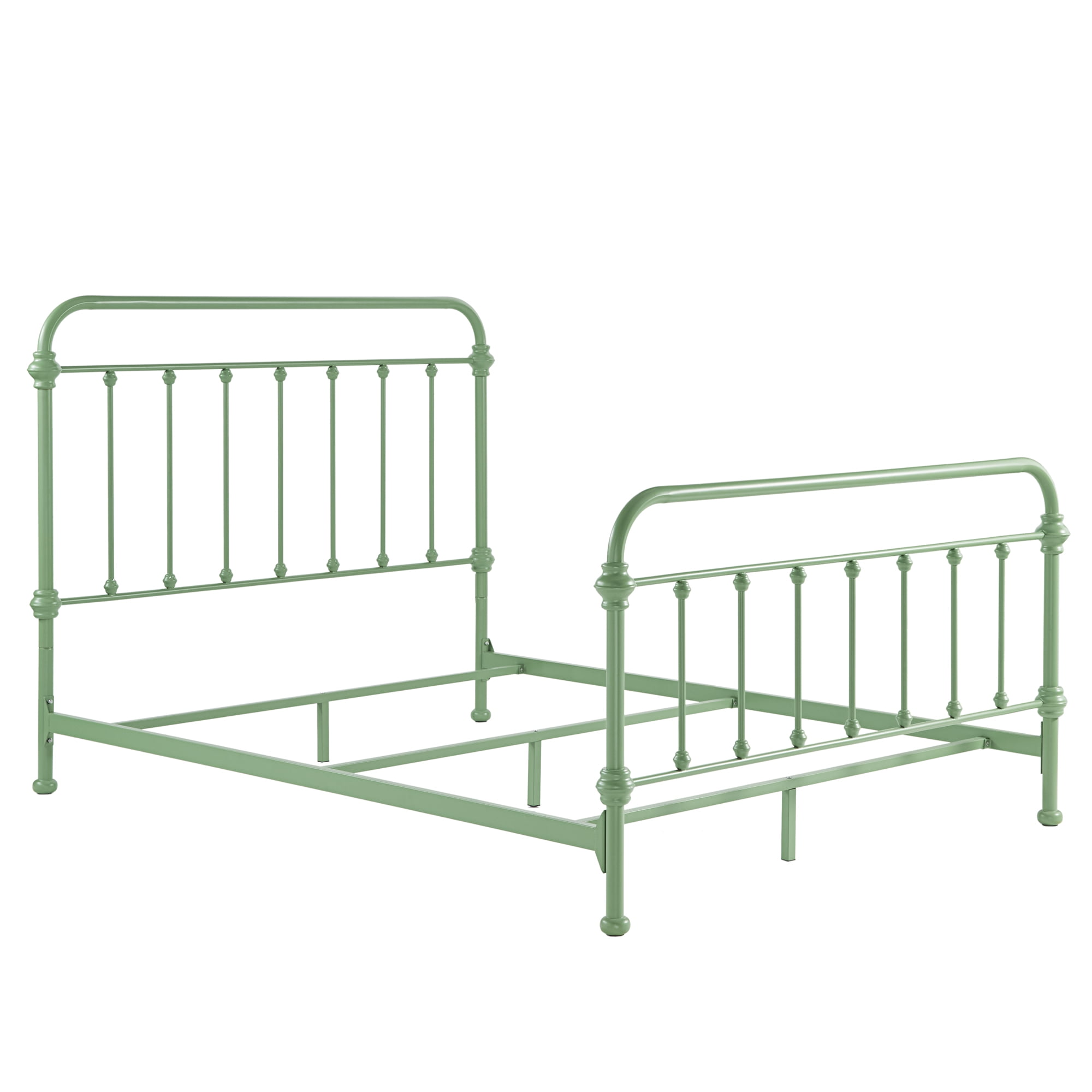 Weston Home Nottingham Metal Queen Bed, Meadow Green