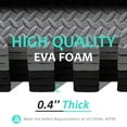thumbnail image 5 of MAXVINI 23.6" x 23.6" Diamond Non-Slip EVA Interlocking Foam Tiles, 48-Tile/dark gray, 5 of 10