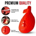 thumbnail image 3 of Grillbot Heat-Resistant BBQ Utensil Shield, BPA-Free Silicone, Universal Fit, Spider, Red, 3 of 8