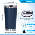 thumbnail image 4 of Vaso Térmico 20 OZ LUXHOME Acero Inoxidable Negro, 4 of 4