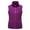 Purple, variant on FNFYFH Winter Vests for Women , Zipper Vest for Women with Pockets,Fleece Sleeveless Jackets Solid Tops,Trendy Stand Collar Jackets Pink S-3XL Clearance Sales
