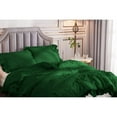 thumbnail image 4 of DNG Creations 1 Piece Vintage Ruffle Pattern Comforter Set Premium Ultra Soft 550 GSM All Season ( King/Cal King Size ) 100% Egyptian Cotton Solid Green Colour, 4 of 8