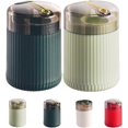 thumbnail image 1 of Pop-Up Automatic Toothpick Dispenser, Household Living Room Toothpicks Jar, Toothpick Storage Box, Pop Up Toothpick Dispenser, for Both Indoor And Outdoor Use (Dark green + light green), 1 of 8