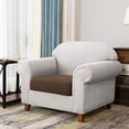 thumbnail image 2 of CHUN YI 1 Piece Cushion Cover Spandex Stretch Textured Grid Box Cushion Seat Slipcover, 2 of 6