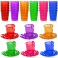 thumbnail image 1 of Paquete de 36 vasos de chupito con collares de cuentas, vasos de chupito de plástico para despedida de soltera, fiesta, cumpleaños, boda, fiesta temática para adultos, 1 of 5