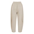 thumbnail image 5 of Capris Pants for Women Solid Color Wide Leg Summer Business Casual Trousers, 5 of 8