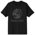 thumbnail image 7 of Mortal Kombat Klassic Logo Men's Black Crew Neck Short Sleeve Tee-Medium, 7 of 7
