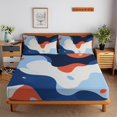 thumbnail image 1 of Bedding Set Art Style Fitted Sheet Set with Pillowcase Teen Adult Fashion Home Textiles,Twin (39"x75"), 1 of 5