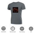 thumbnail image 3 of Coolnut Womens T Shirts Fashion Tops, Rugby In The Fire Women's Basic Short Sleeve Tees, Grey Lightweight Casual Summer Clothes, L, 3 of 6