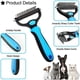 thumbnail image 3 of Cepillo para perros y gatos, cepillo para perros de 17+9 dientes, rastrillos de aseo para perros y gatos, cepillo para perros de pelo largo para eliminar nudos/pelo inferior, cepillo para perros, 3 of 5
