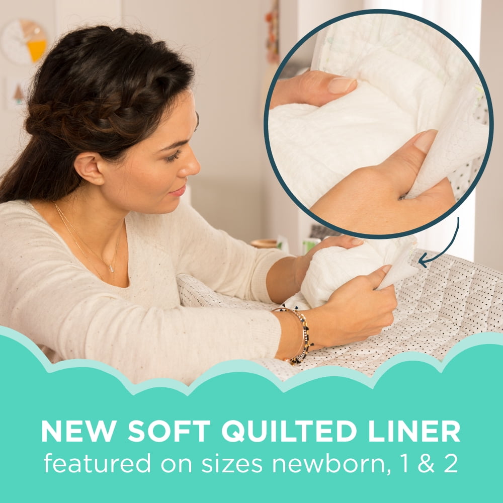 Seventh Generation Baby Diapers, Free & Clear, Size 2, 12-18 lbs, 96 Diapers (Value Pack)