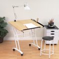 thumbnail image 4 of Studio Designs Tilting Mobile Art Studio Craft Table Center with Matching Stool, 4 of 4