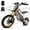Gold, variant on Aoemoe Electric Dirt Bike for Teens Adults, 14"/12" Fat Tire 2000W (Peak 3000W) 48V 30AH Battery 42MPH Hydraulic off-Road Age 13+ (Gold)