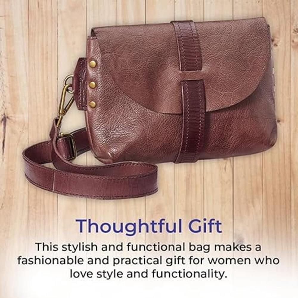 SAGEFINDS Convertible Genuine Leather Bag for Women, Fashion Waist Belt Purse, Bum Hip Fanny Pack, Shoulder Bag, Crossbody Sling, Adjustable Strap