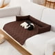 thumbnail image 1 of Almohadilla lavable y reutilizable para orina de mascotas | Tapete de entrenamiento impermeable para perros y gatos | Almohadilla refrescante para cama de 75 x 75 cm | Gris oscuro, gris, café y caqui, 1 of 7