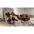 thumbnail image 3 of VINOTECA Countertop Wine Rack - Light Grey, Small, 4 Bottle Wine Holder for Wine Storage - Oenophilia Foldable Wine Tabletop - Best Wine Gift Idea For Men Women, Souvenir, Present, 3 of 9