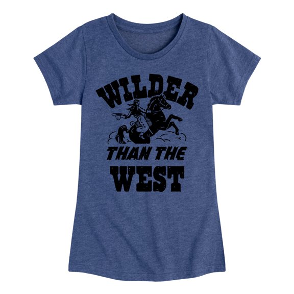 Instant Message - Wilder Than The West - Toddler & Youth Girls Short Sleeve Graphic T-Shirt