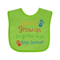 Inktastic Irish Dancer Future Boys or Girls Baby Bib