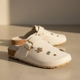 thumbnail image 3 of bebe Girls' Clog Slippers – Slip-On Footbed Clogs with Buckle Strap, Casual Comfort Shoes for Girls Little Kid/Big Kid, 3 of 9