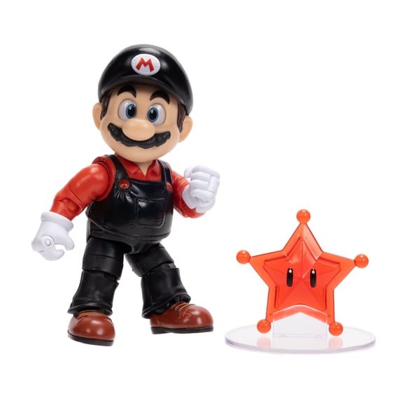 The Super Mario Galaxy Movie - 5 inch Action Figure Series – Flying Mario Figure with Red Flying Star Accessory