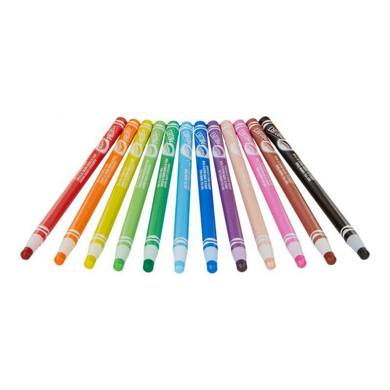 Easy Peel Washable Crayon Pencils, 12 Count, Crayola.com