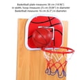 thumbnail image 5 of Indoor Adjustable Suspension Netball Hoop Mini Basketball Plate for Children Game Plastic Hook, 5 of 12