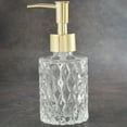 thumbnail image 7 of Multipurpose Glass Soap Pump Dispenser for Kitchen Bathroom (Gold), 7 of 7